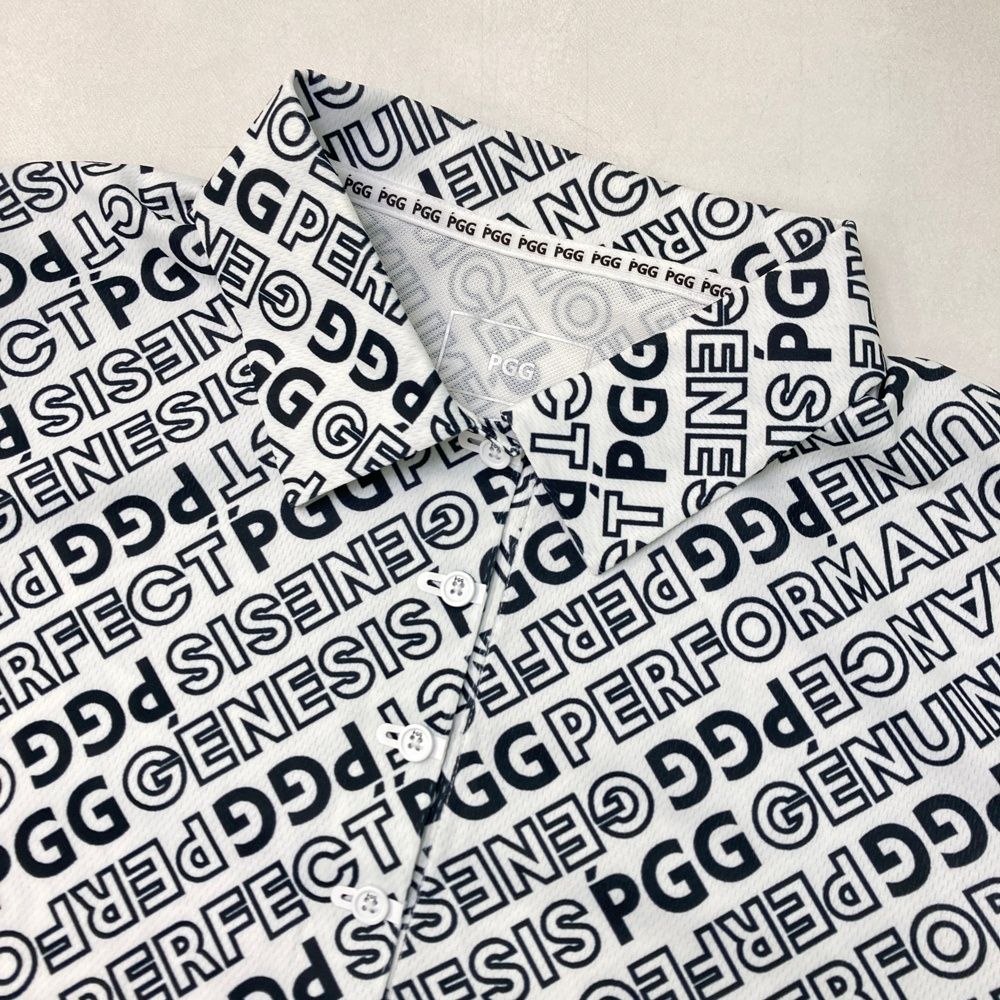 サイズ 1 PGG PEARLY GATES パーリーゲイツ 2025年モデル 半袖ポロシャツ 総柄 ホワイト系 240101534749 ゴルフウェア レディース ストスト WWW_NOITHATQUANGTHANH_NET