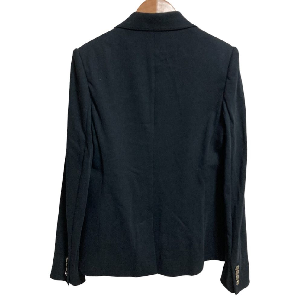 Ralph Lauren ラルフローレン エンブレム刺繍 ブレザー テーラードジャケット サイズ8 ブラック レディース 古着