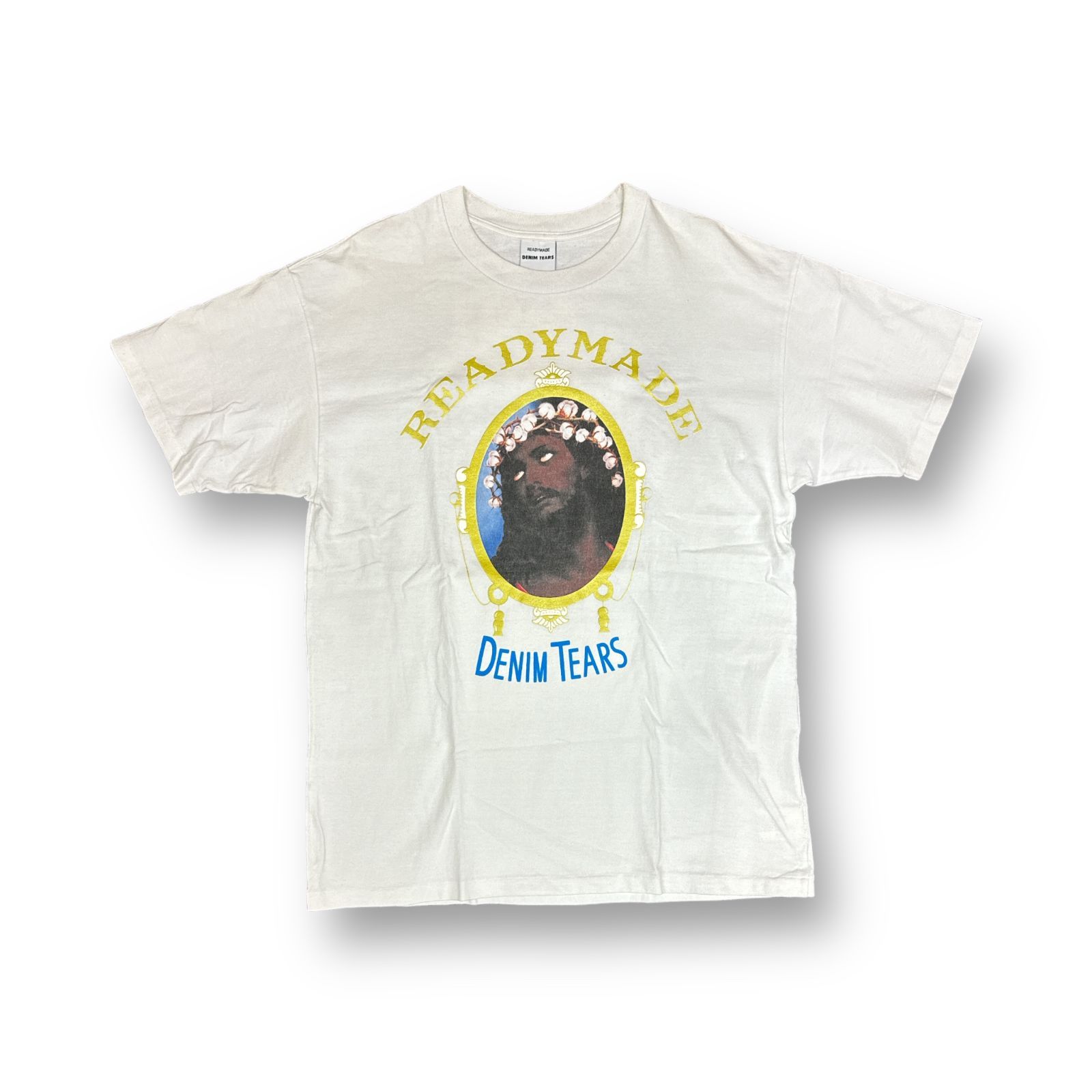 定価22000円 DENIM TEARS READYMADE プリント Tシャツ RE-DT-WH-00-00 