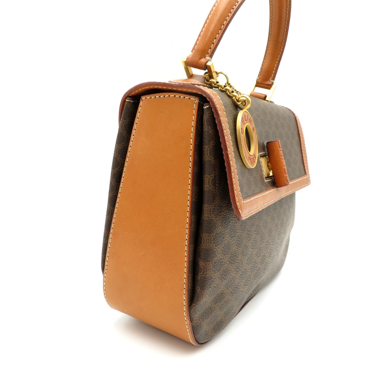 CELINEセリーヌ ヴィンテージ マカダム サークルロゴ ターンロック2WAY