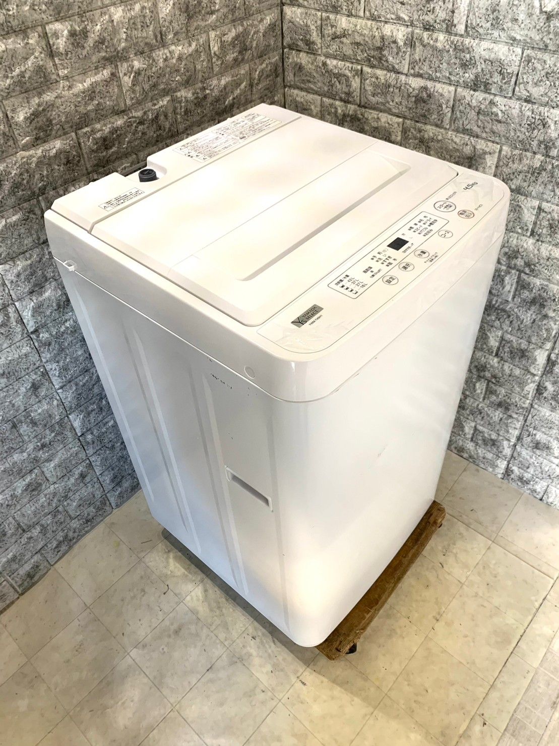 送料無料☆3か月保証付き☆洗濯機☆2021年☆YAMADA☆YWM-T45H1☆S-9 