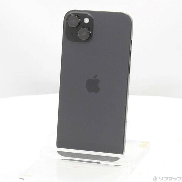 〔 品〕 iPhone15 Plus 128GB ブラック MU083J A SIMフリー 344