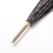 ⑤長期保管品/未使用品/CELINE/セリーヌ ロゴ 長傘 ナイロン ブラウン