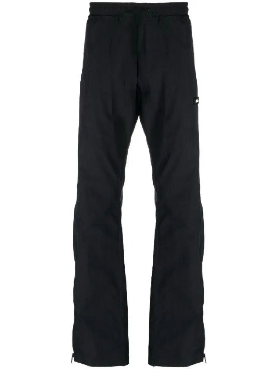 032C ロゴワッペン トラックパンツ 黒 XL