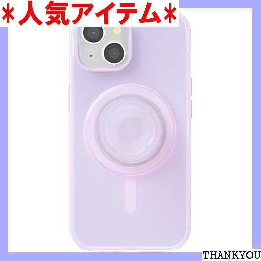 PopSockets Japan - ポップソケッツ ジャパン PopCase iPhone 15 オパール スーパー クリア MagSafeラウンドポップグリップ付き ポップケース 1386