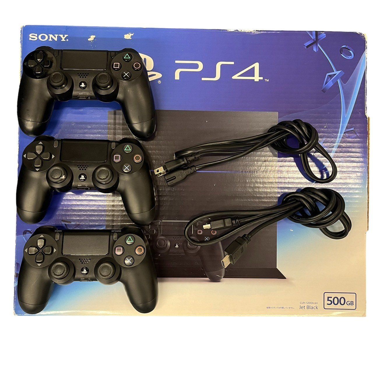 PS4本体 美品 美品PS4本体 コントローラー3個付き！