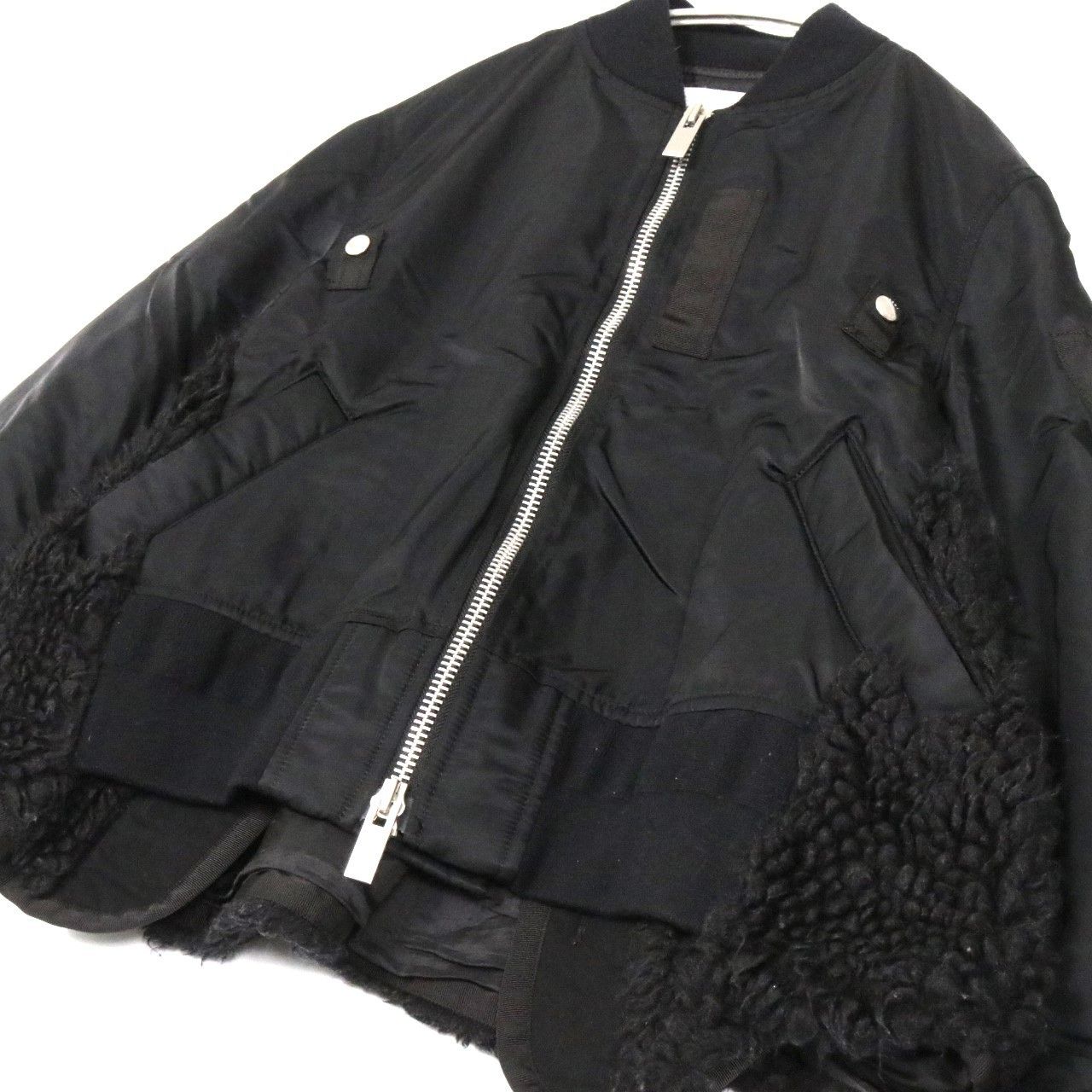 中古B】sacai サカイ 1 S レディース ミリタリーブルゾン MA-1