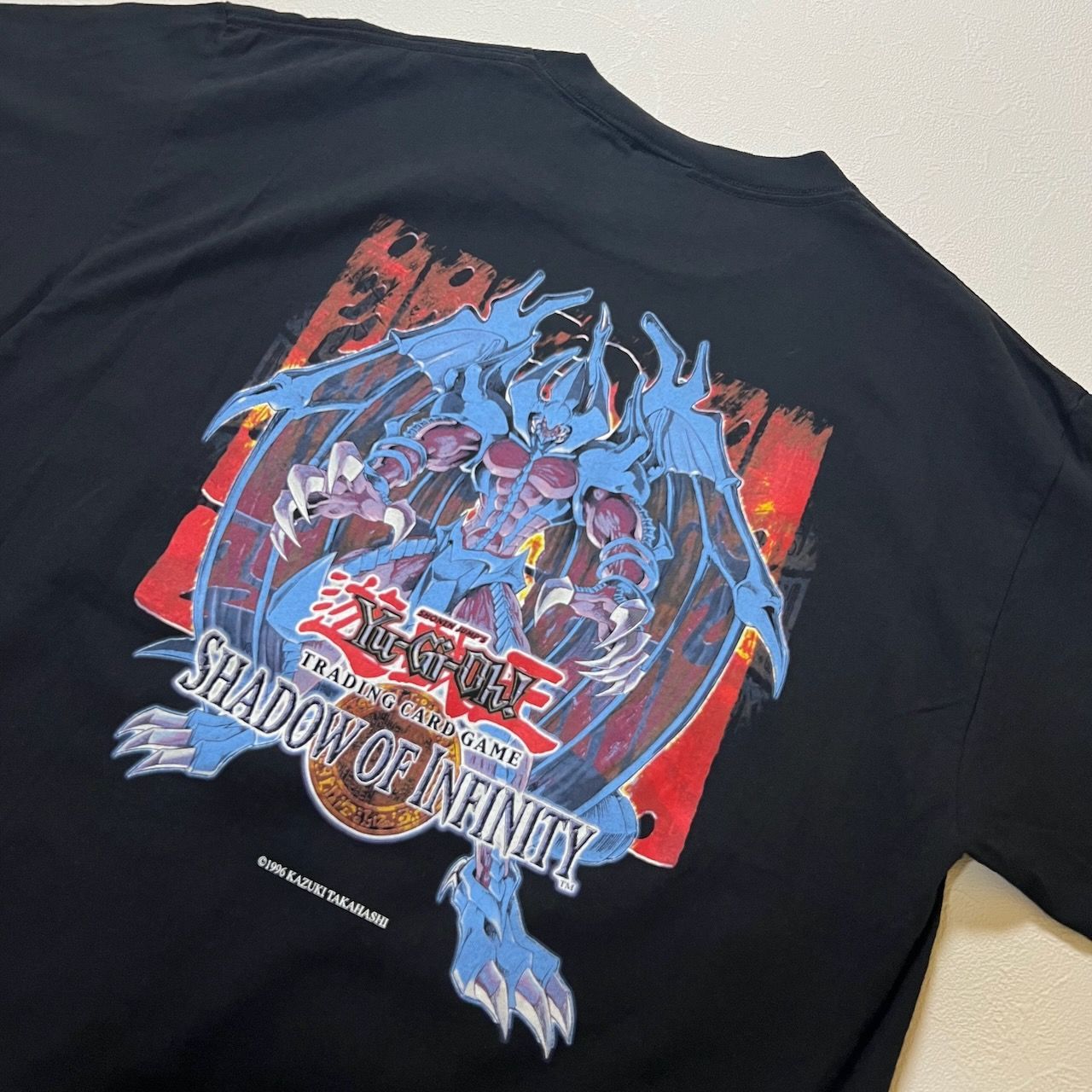 DELTA 遊戯王 TCG ラビエル アニメ Tシャツ ブラック L 古着 - メルカリ