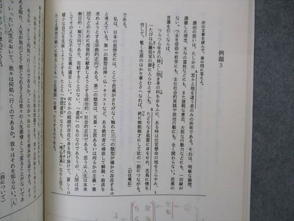 UX04-090 代ゼミ 代々木ゼミナール 現代文客観問題の解法 酒井敏行編