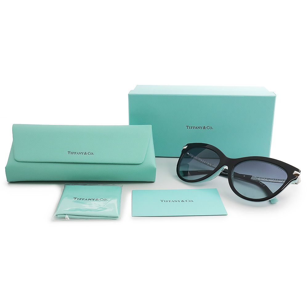Tiffany & Co. 上品 キャットアイ サングラス ティファニー アトラス クロック キャットアイ サングラス