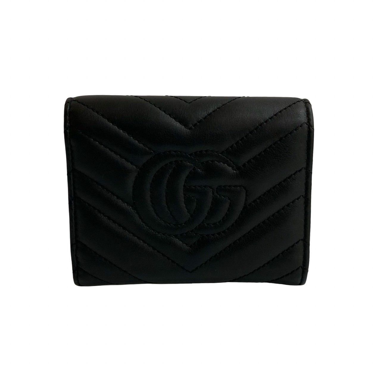 GUCCI グッチ 長財布 レディース GGマーモント ブラック 443123