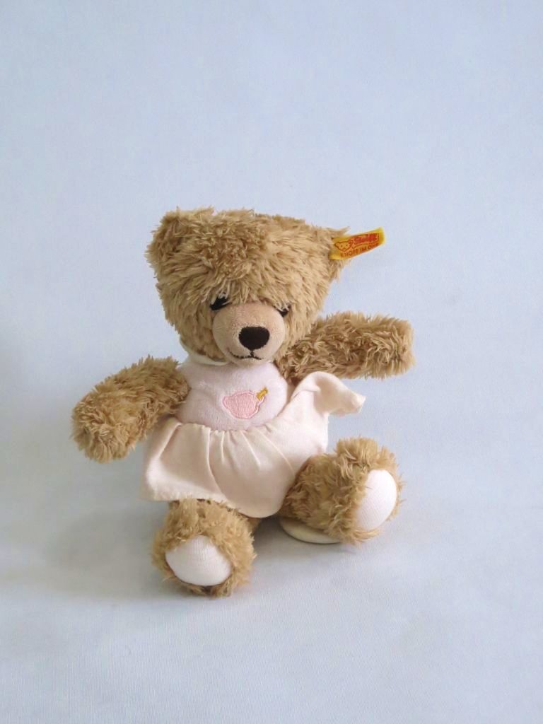 【220723】 Steiff シュタイフ おやすみクマちゃん ピンク（ミュージックボックス） ピンク