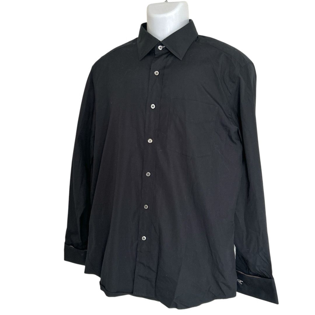こ*う様 Paul Smith ロングシャツ ブラック　L ポールスミス Paul Smith LONDON ポールスミス ロンドン メンズ 長袖シャツ XL