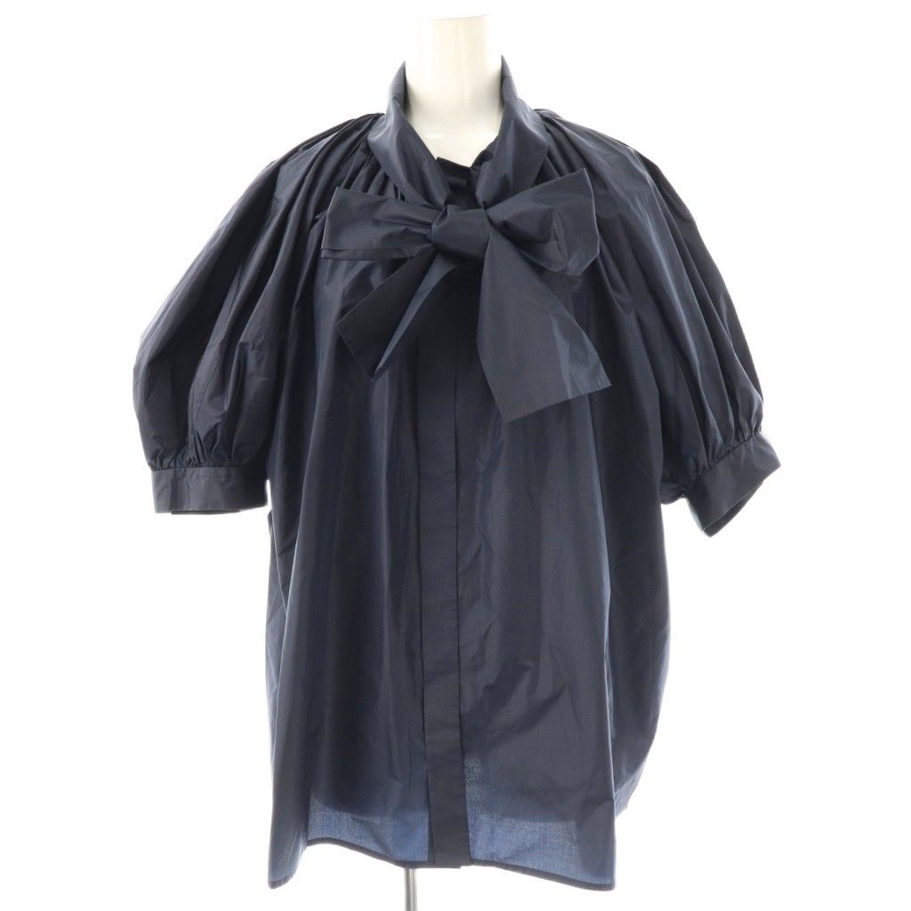 BLAMINK×VERYNAVY×滝沢眞規子 ボウタイ シルク ブラウス ブラミンク BLAMINK ×VERYNAVY×滝沢眞規子 ボウタイシルクブラウス 前