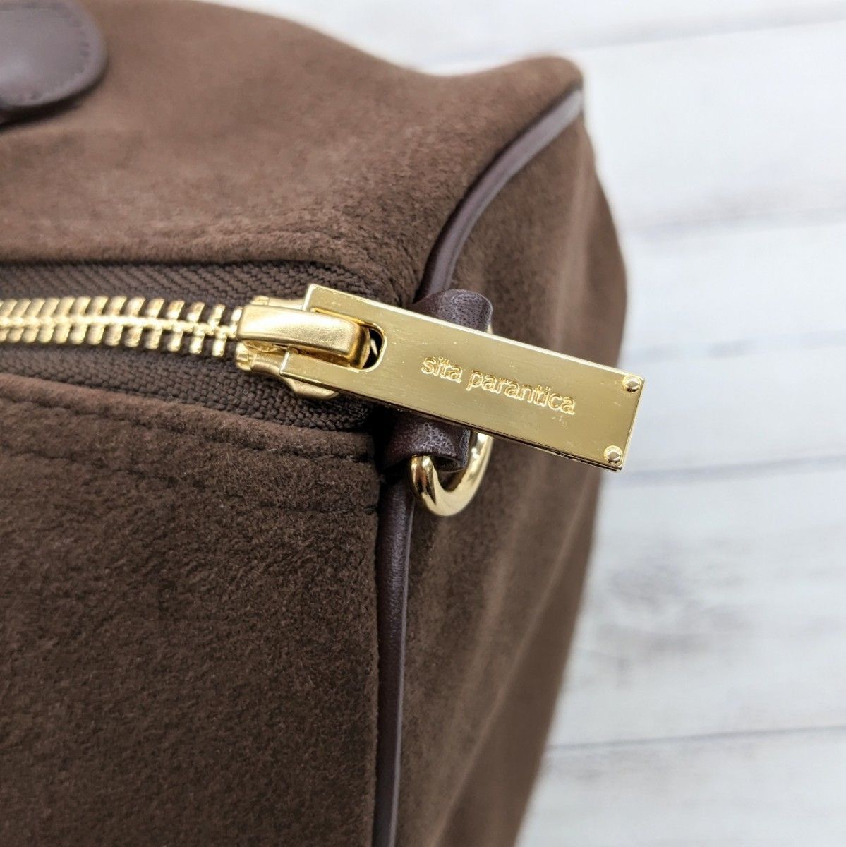 【SITA PARANTICA】Border Boston Bag SITA PARANTICA/シータパランティカ】Border Boston Bag