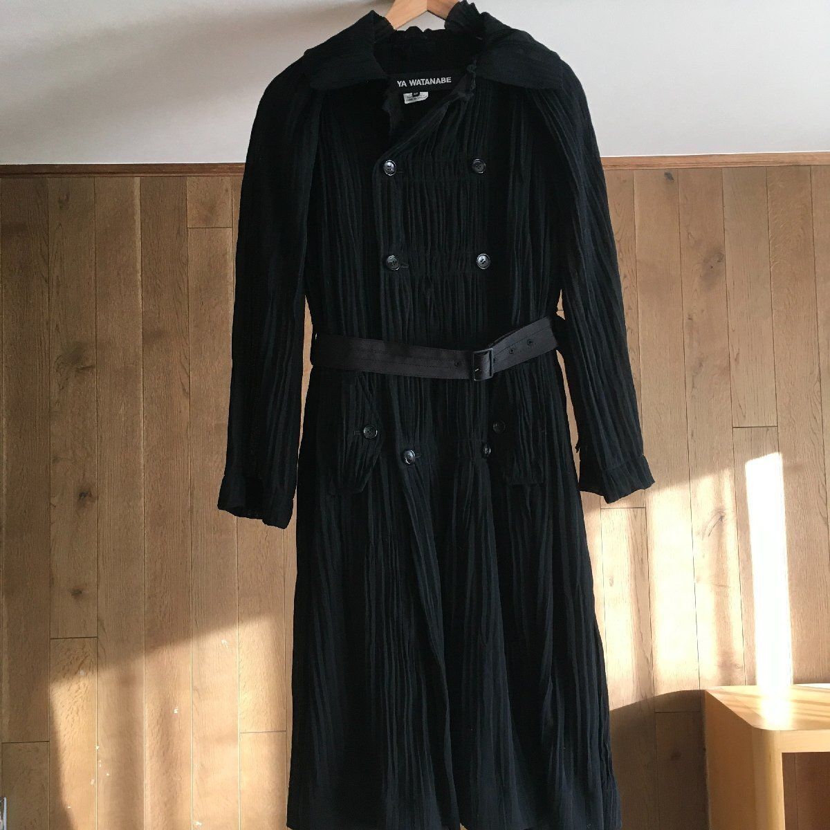 JUNYA WATANABE COMME des GARCONS プリーツコート 極美品 JUNYA WATANABE COMME des GARCONS 22SS/AD2021