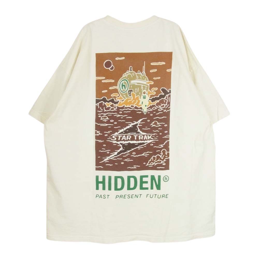 ヒドゥン ニューヨーク Hidden NY × Star Trak スタートラック グラフィック バックプリント 半袖 クルーネック Tシャツ  ベージュ系 XXL【中古】 - メルカリ