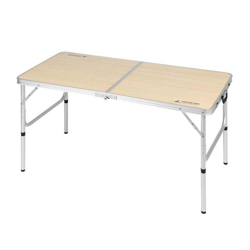 キャプテンスタッグ CAPTAIN STAG 2個セット ジャストサイズ ラウンジチェアで食事がしやすいテーブル M 60×120cm