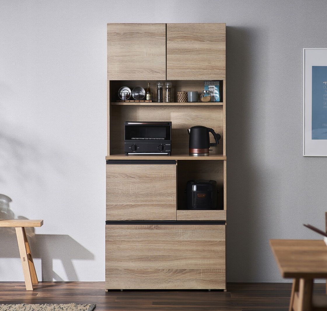 アイリスオーヤマ 幅79cm 食器棚 アイリスオーヤマ 幅79cm 食器棚