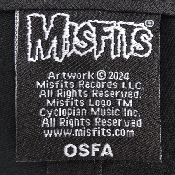 MISFITS ミスフィッツ Logo & Gold Fiend スナップバックキャップ