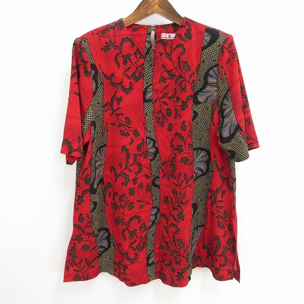SHISENDO TS COLLECTION 詩仙堂赤ワンピースチュニック
