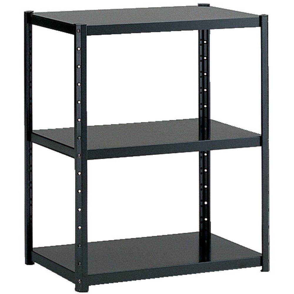 カラフルな TRUSCO トラスコ ソフトラック W875XD400XH740 3段 黒 SL-0703L-BK 【卸し売り】