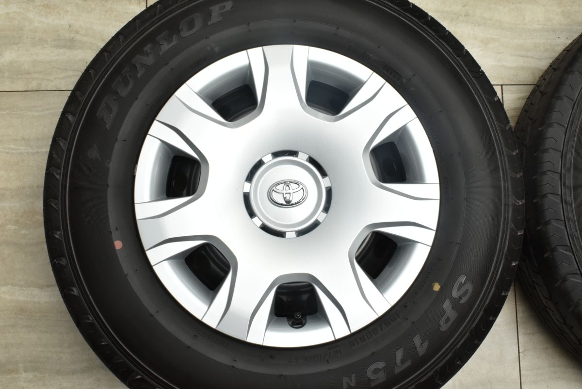 バリ溝 美品】トヨタ 200 ハイエース 純正 15in 6J +35 PCD139.7 ダンロップ SP175N 195/80R15  107/105L LT レジアス ライトトラック - メルカリ