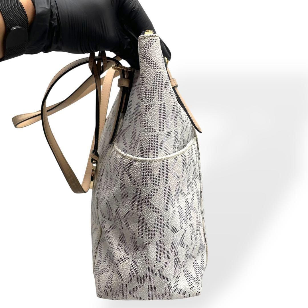 【良品】MICHAEL KORS トートバッグ レザー PVC 0777 良品 MICHAEL KORS マイケルコース トートバッグ PVC レザー