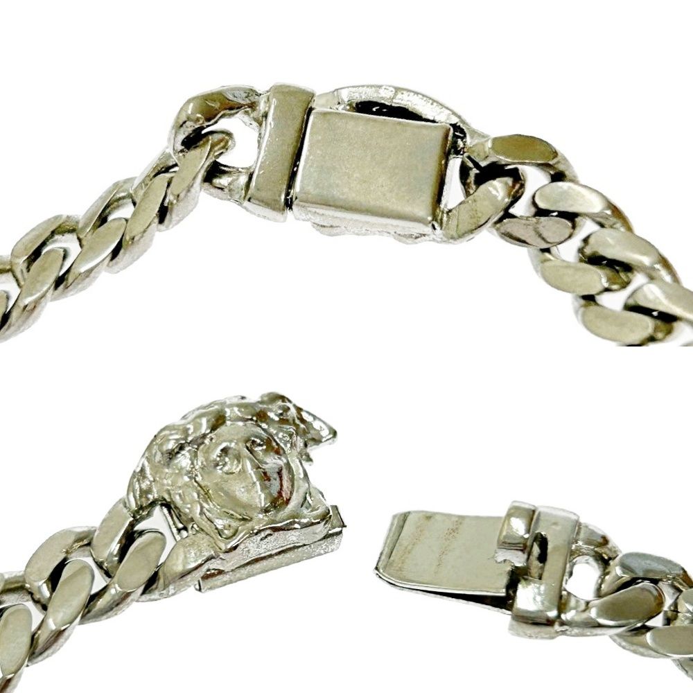 中古】VERSACE ヴェルサーチ メタル メデューサ ブレスレット メンズ