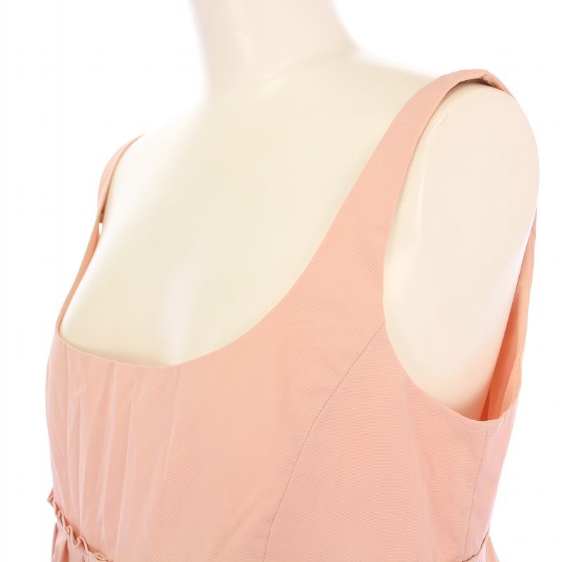 FOXEY NEW YORK 40 ピンクベージュ FOXY ニューヨーク、ノースリーブ フレアドレス ピンクベージュ
