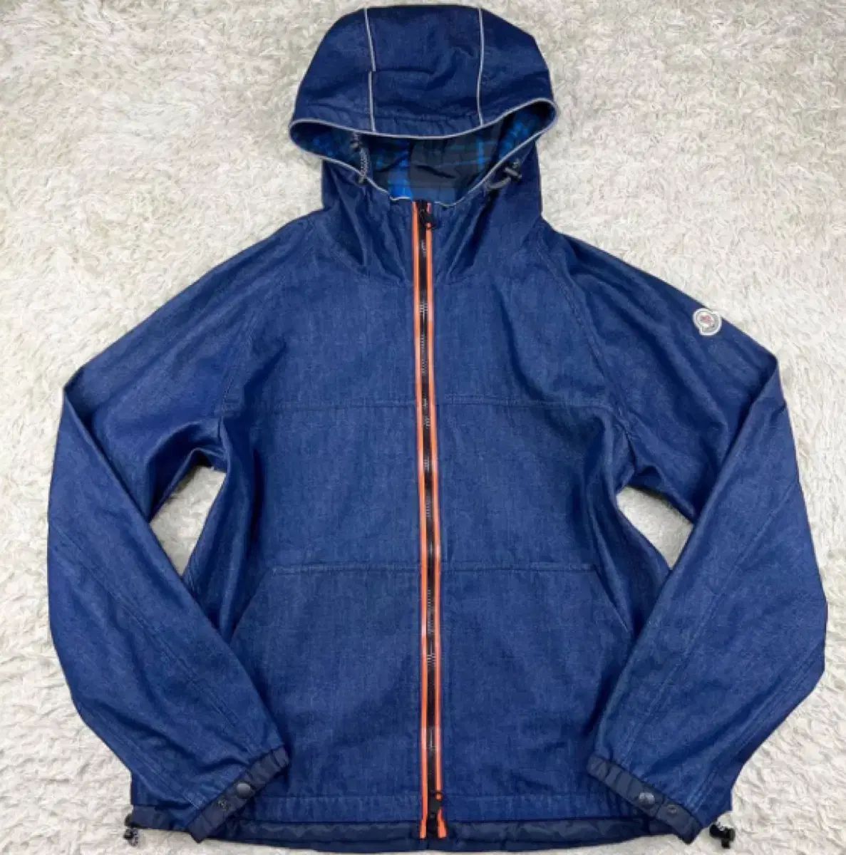 3 MONCLER(モンクレール) デニム フードジャケット ウインドブレーカー