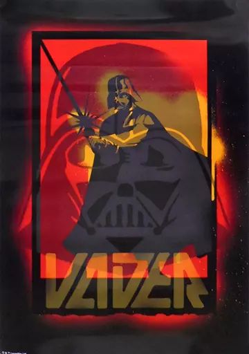 中古】ポスター A2ポスター G 「Happyくじ スター・ウォーズ サーガ