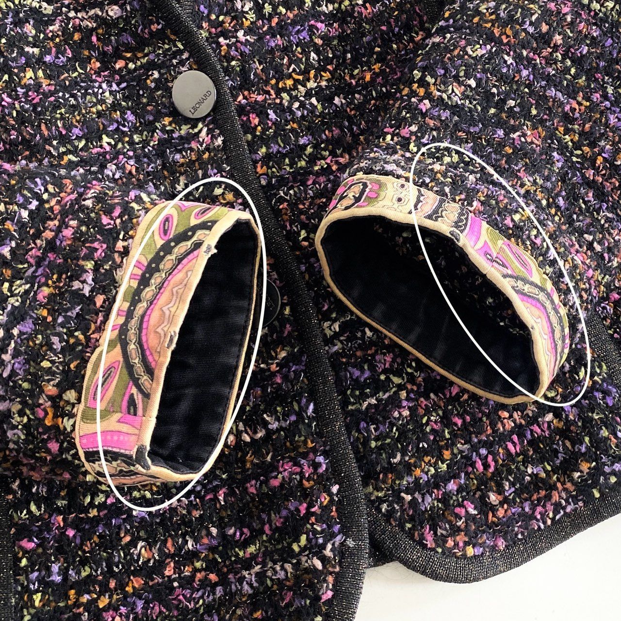 レオナールジャケット 31i23《大きいサイズ》 LEONARD FASHION レオナール