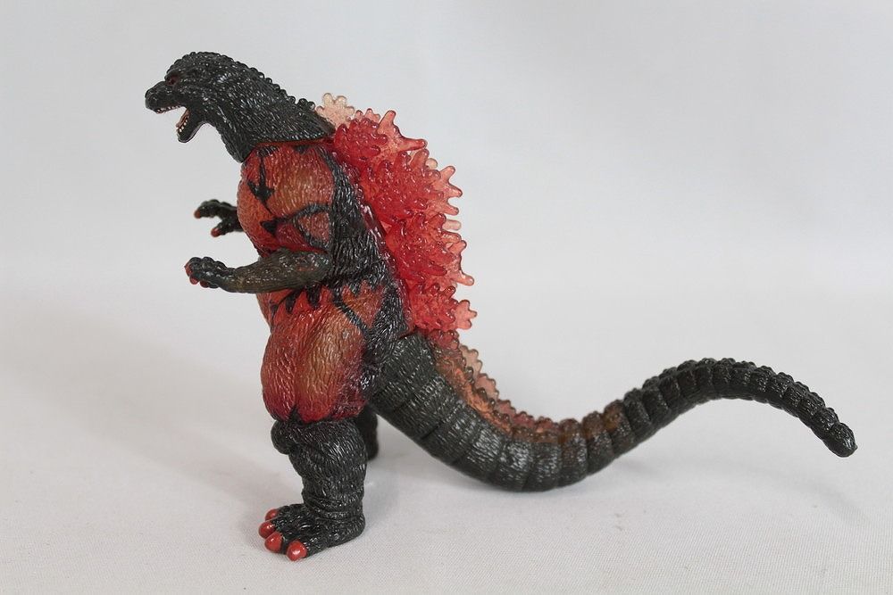 1995年製 バーニングゴジラ　中古品 東宝怪獣シリーズ 鎮座獣 ゴジラ(1995)~バーニングゴジラ~ 中古