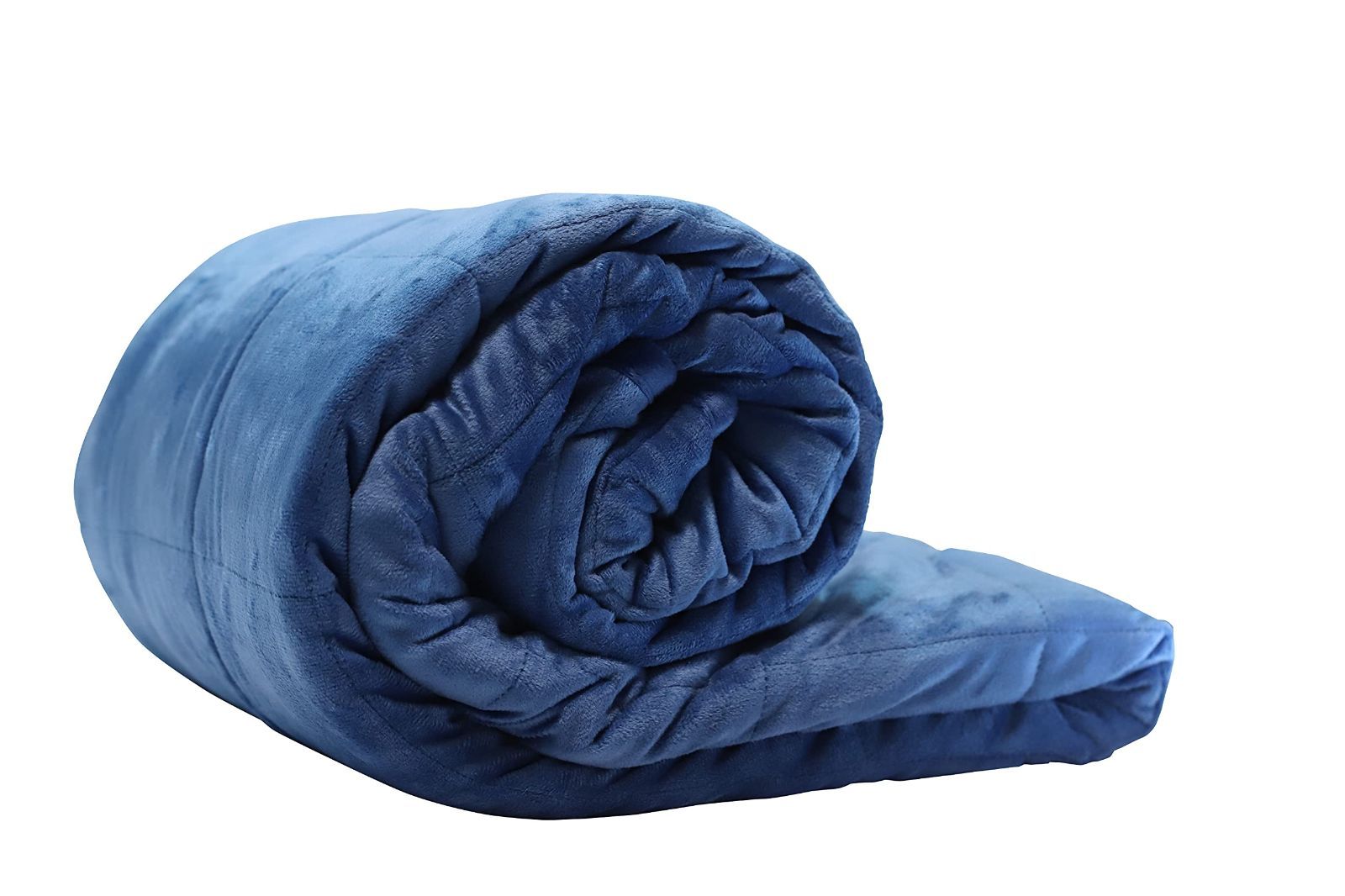 新着商品 ハグラビ ウェイトブランケット 加重ブランケット 重いふとん 1年中使えて丸洗い リバーシブル 秋冬あたたかい マイクロファイバー素材 夏はヒンヤリ冷感 レーヨン素材 約9.0Kg ネイビー Mサイズ 152cmX203cm