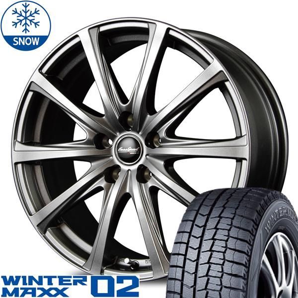 215/60R16 スタッドレスタイヤホイールセット ヴェゼル etc (DUNLOP WINTERMAXX02 & EUROSPEED  V25 5穴 114.3) - メルカリ