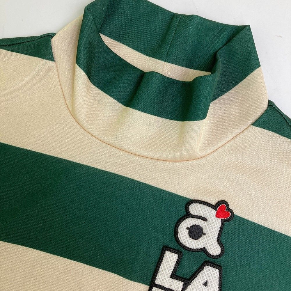 サイズ：38 ARCHIVIO アルチビオ  タートルネック 半袖Tシャツ  レッド系 [240101408219] ゴルフウェア レディース ストスト ARCHIVIO アルチビオ タートルネック 半袖Tシャツ レッド系 38
