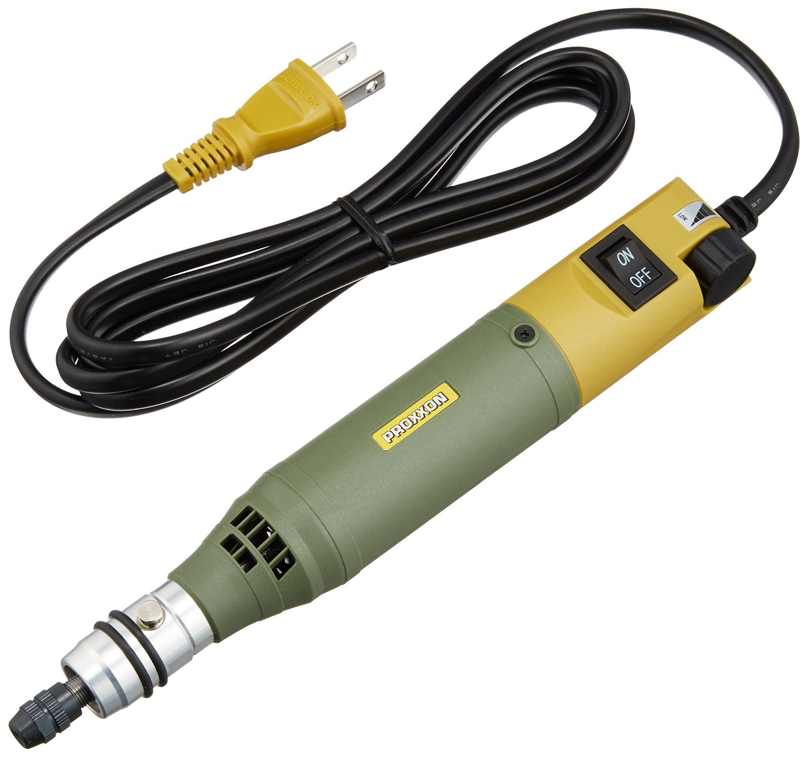 プロクソン PROXXON ミニルーター 回転数が調節 MM100 No.28525 - 小径ドリルチャック1個 取り付 サイズ0.5 3.2mm No.26941 セット買い