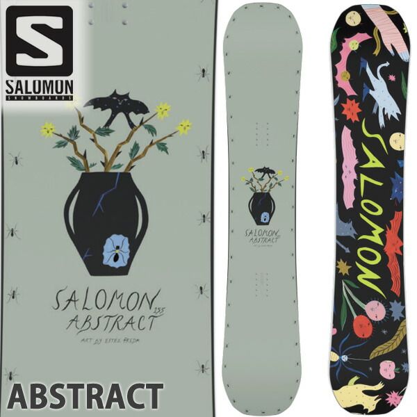 24-25 SALOMON | サロモン ABSTRACT アブストラクト メンズ レディース パーク スノーボード 板 2025 型落ち