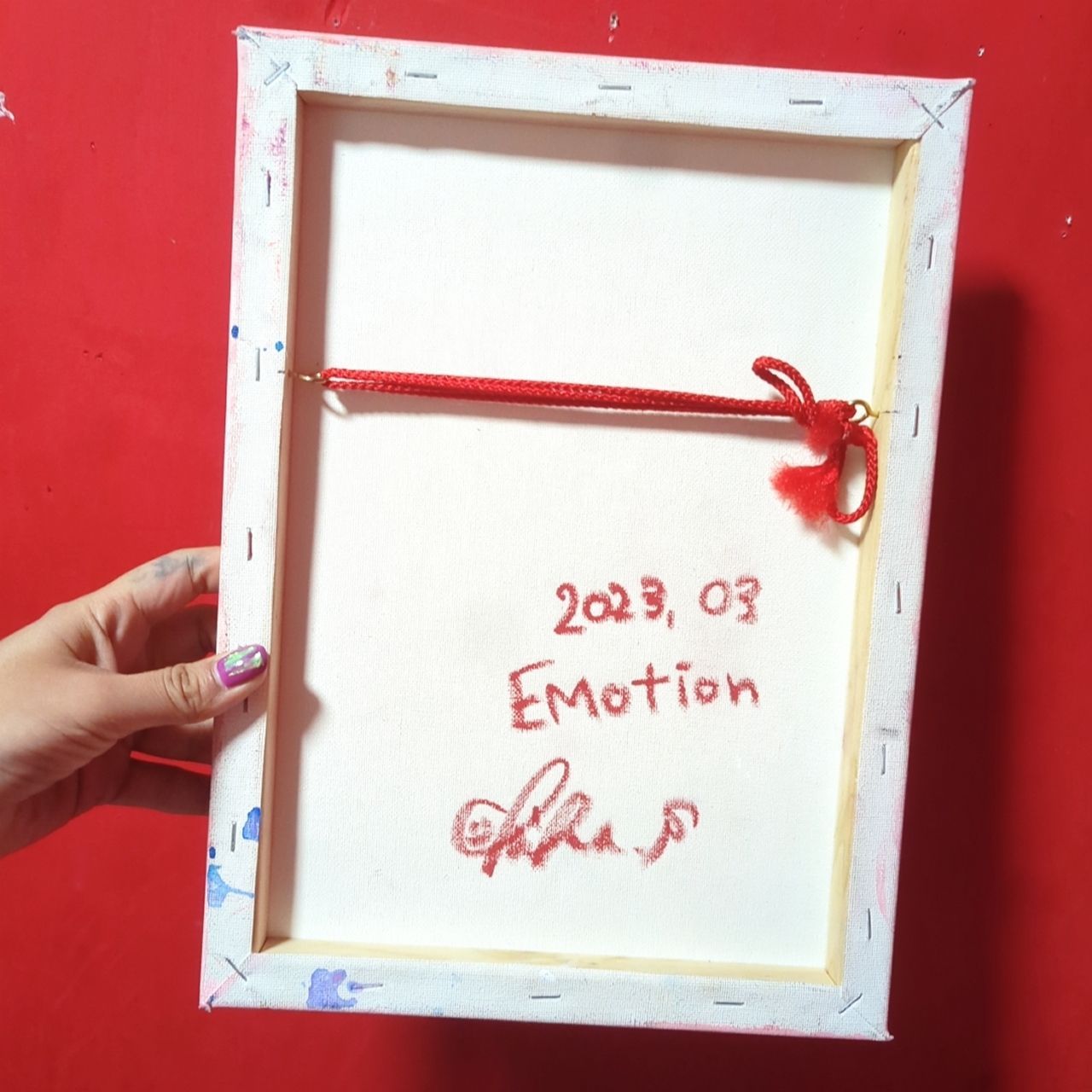 F4号/お値下げOK】Emotion（感情） 現代アート 絵画 インテリア