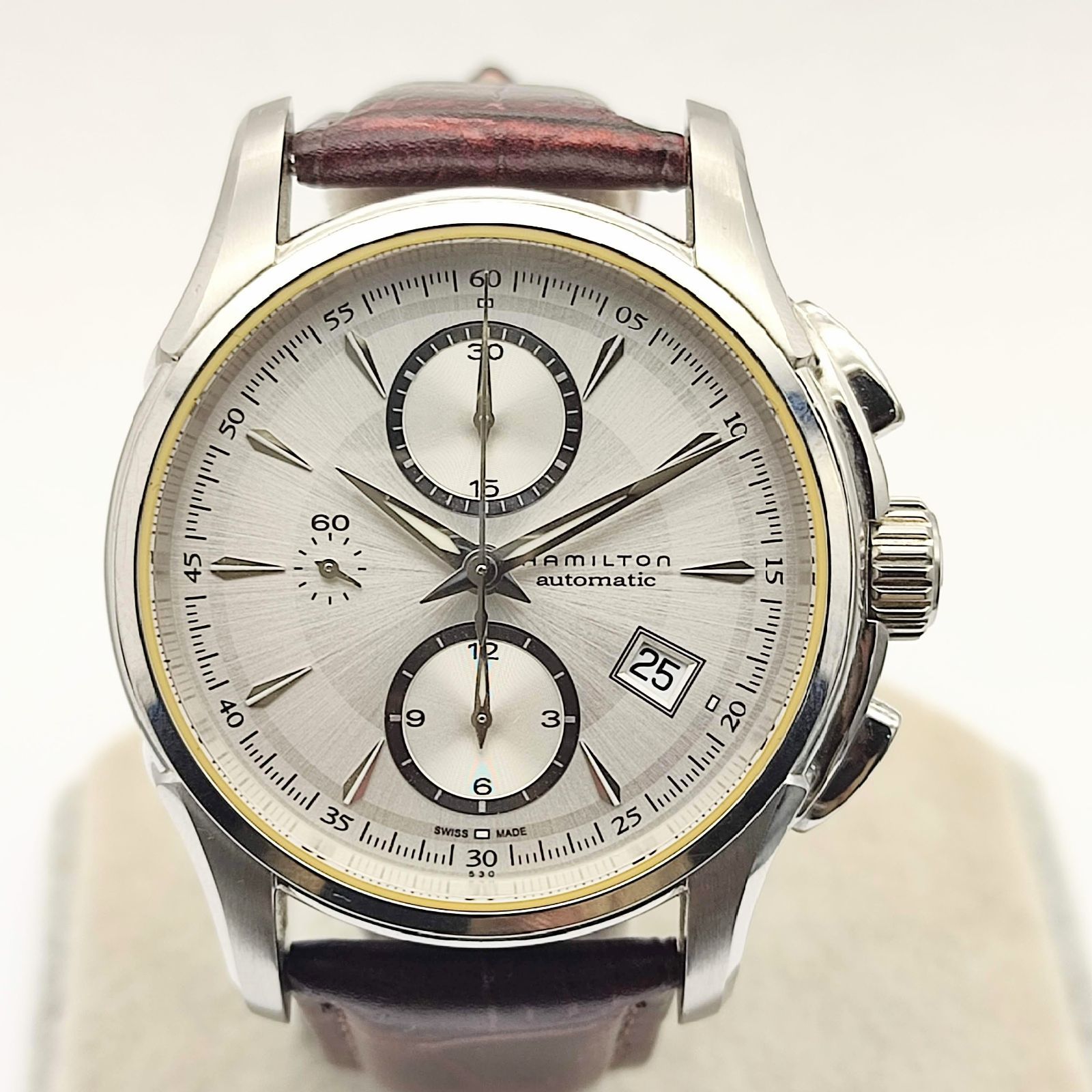 美品】HAMILTON ハミルトン H326160 ジャズマスター 自動巻き 美品】HAMILTON ハミルトン H326160 ジャズマスター 自動巻き