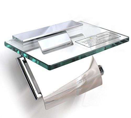 人気商品 カワジュン ペーパーホルダー 紙巻器 KAWAJUN ガラス棚付ペーパーホルダー SC-273-XC