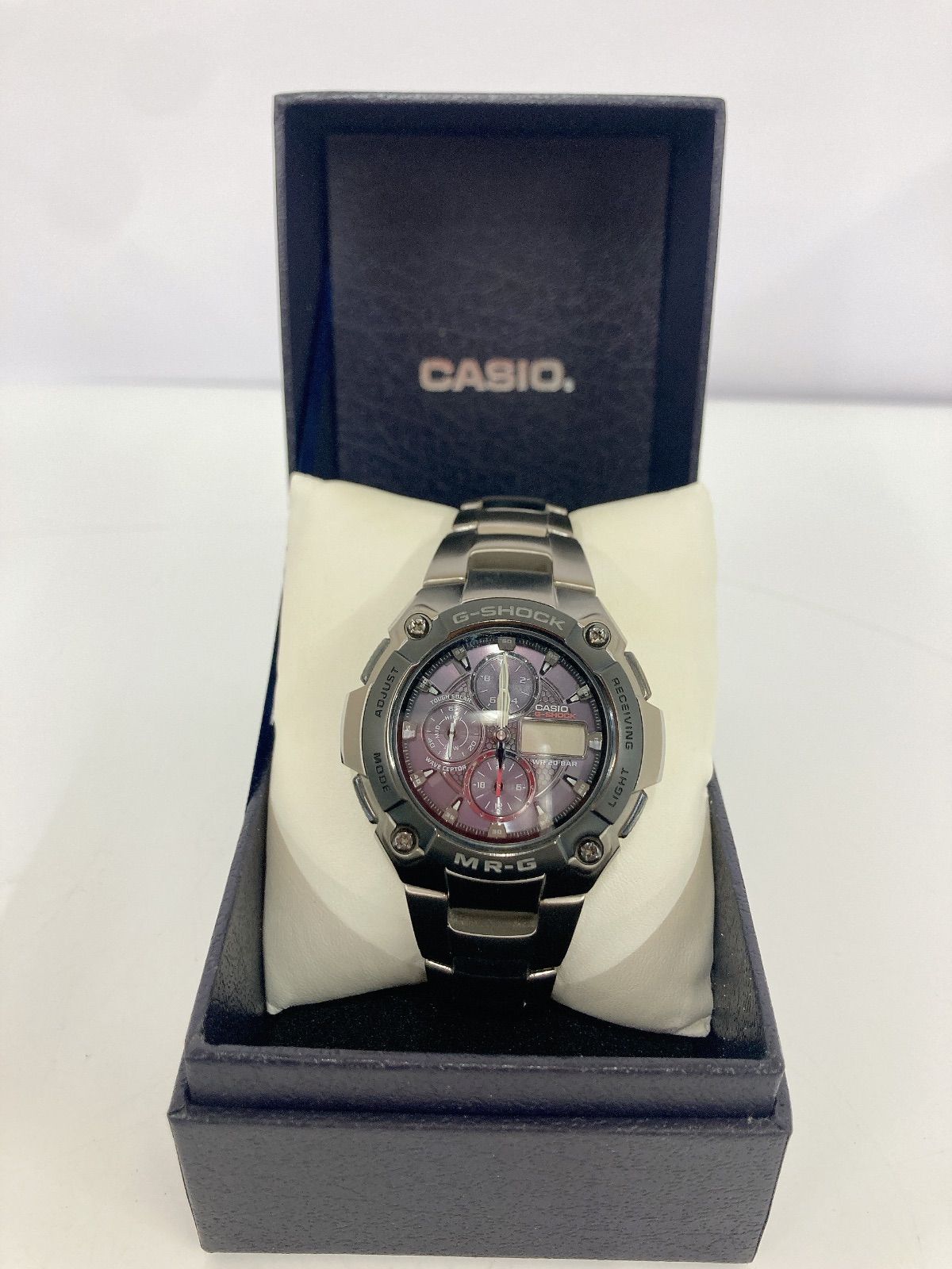 ？【不動品】G-SHOCK/MRG-7000DJ  電波ソーラー　チタン　デジアナ　箱付き【時計】【1.5】