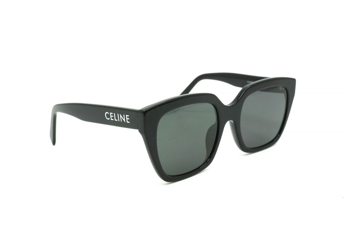 セリーヌ CL40198F サングラス 56□21-145 ブラック Celine CL40198F XL (56 - 21) with Grey lenses and Black