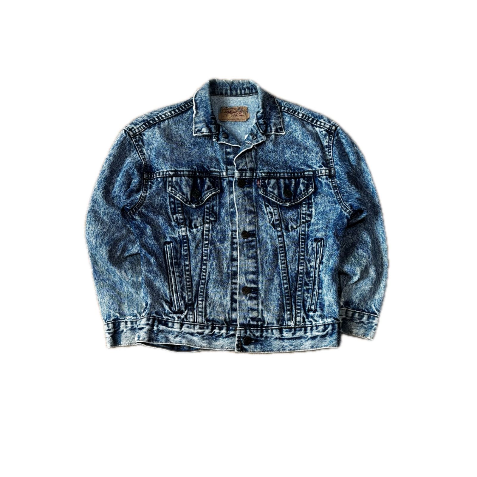 Levi's デニムジャケット　98年製 Levi's】90's 98's 57506 made in USA denim jacket chemical 90年代