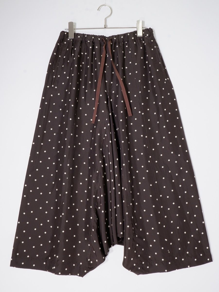 ARTS-SCIENCEアーツアンドサイエンス RANDOMLITTLEDOTS Sarrouel thai pantsドット柄シルク サルエルタイパンツ 1 LPTA78168