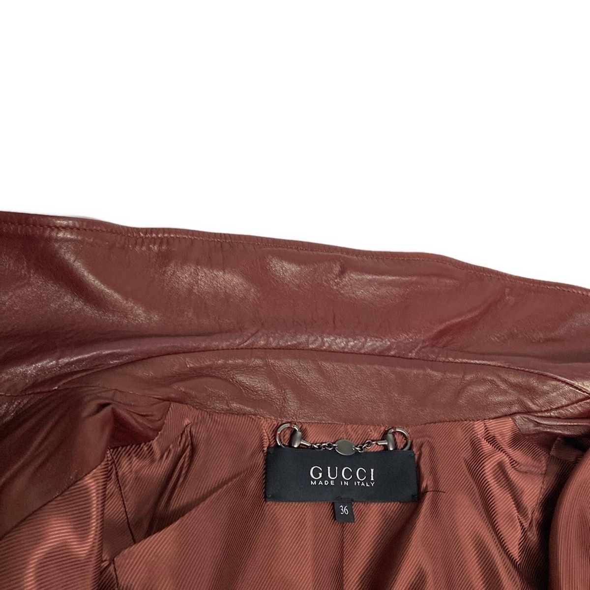 GUCCI(グッチ) ライダースジャケット サイズ36 S レディース