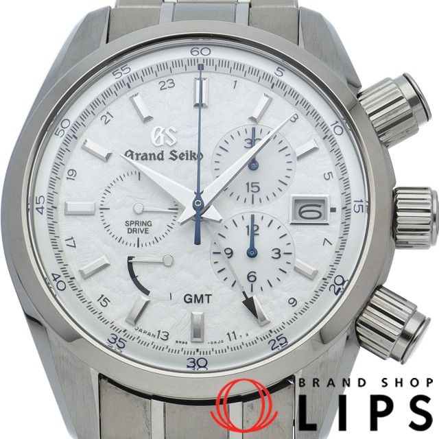 最大70％オフ！ セイコー SEIKO SBGC247 9R96-0AP0 グランドセイコー クロノグラフ 15周年記念モデル スプリングドライブ  メンズ 美品 箱 保証書付_759077