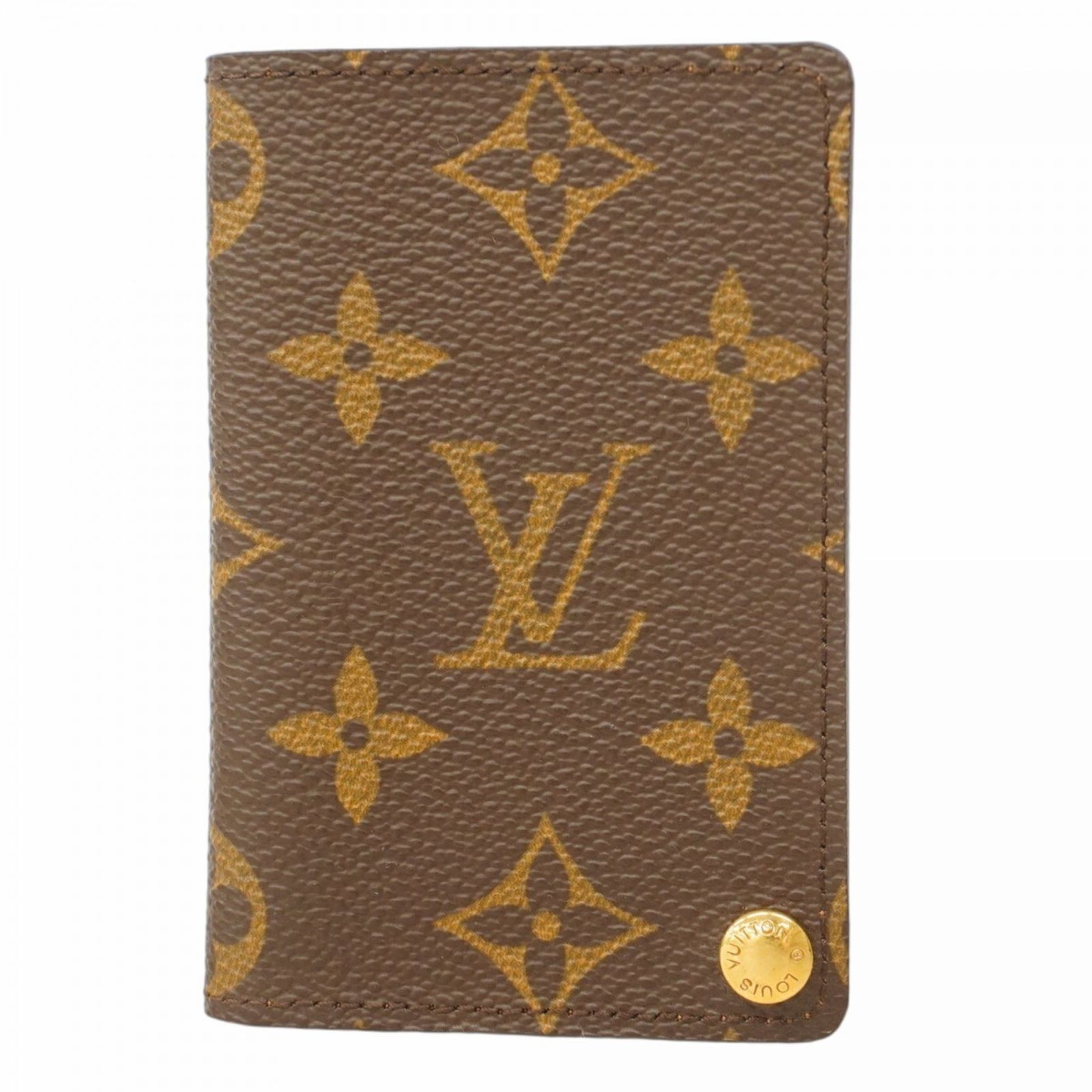 ルイ ヴィトン Louis Vuitton ルイ ヴィトン 名刺入れ カードケース モノグラム ポルトカルトクレディプレッシオン M60937 ブラウンメンズ レディース P959580