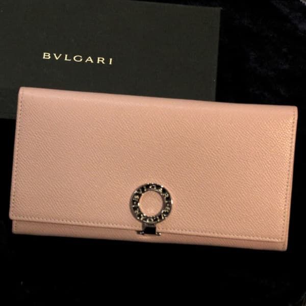 BVLGARI / ブルガリ / 財布 / ラージウォレット / ピンク × ボルドー